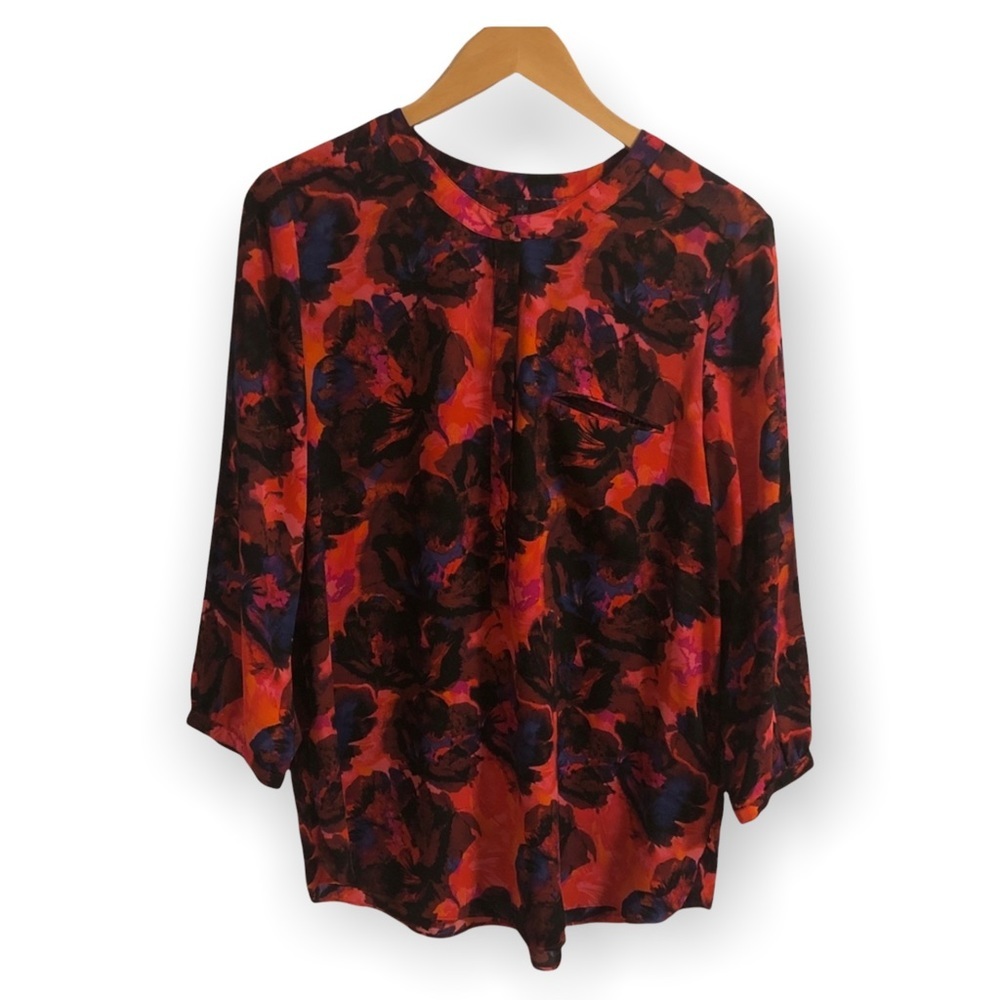 Not Your Daughter’s Jeans Red and Black Blouse